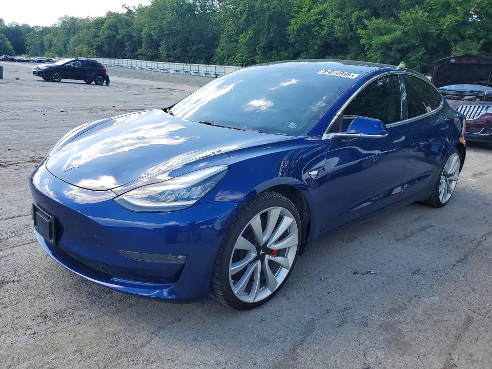 Aukcja sprzedaży 2019 Tesla Model 3, vin: 5YJ3E1EB5KF393058, numer aukcji: 59818896