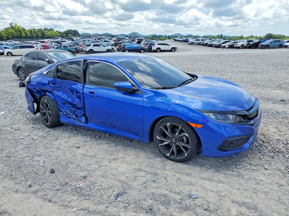 2019 Honda Civic მანქანა იყიდება აუქციონზე, vin: 19XFC2F82KE012977, აუქციონის ნომერი: 61968126