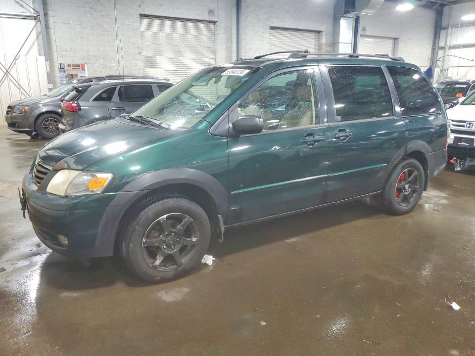 59840136 :رقم المزاد ، JM3LW28YX10205609 vin ، 2001 Mazda Mpv مزاد بيع