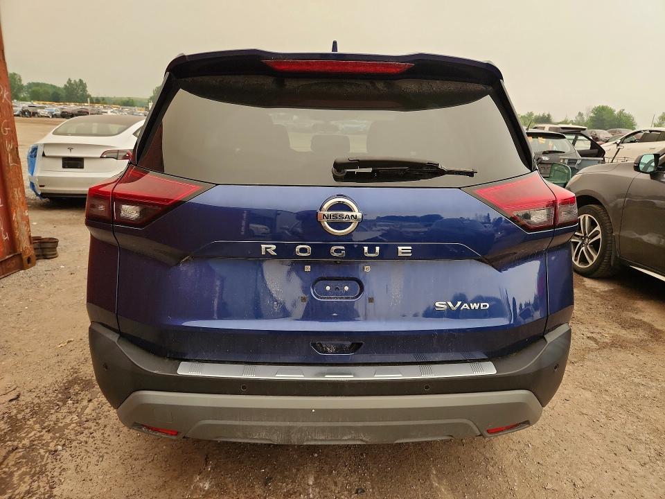59604356 :رقم المزاد ، 5N1AT3BB4MC700812 vin ، 2021 Nissan Rogue مزاد بيع