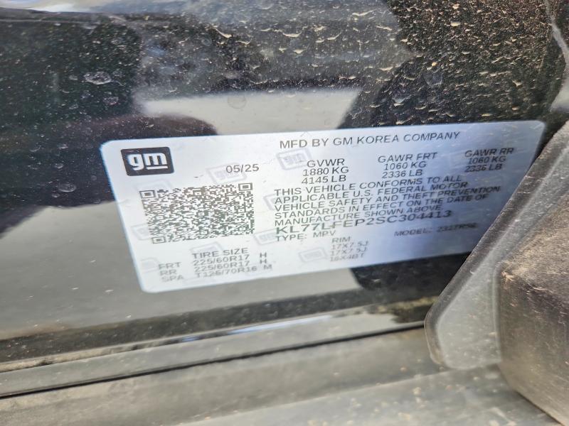 Aukcja sprzedaży 2025 Chevrolet Trax, vin: KL77LFEP2SC304413, numer aukcji: 59673706