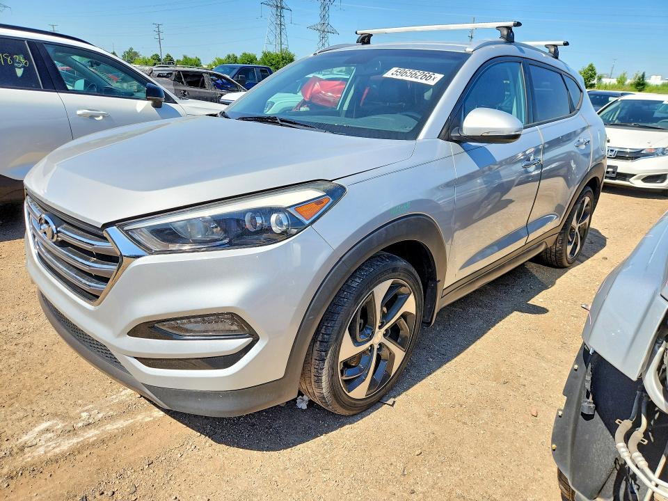 2016 Hyundai Tucson მანქანა იყიდება აუქციონზე, vin: KM8J3CA21GU102418, აუქციონის ნომერი: 59656266