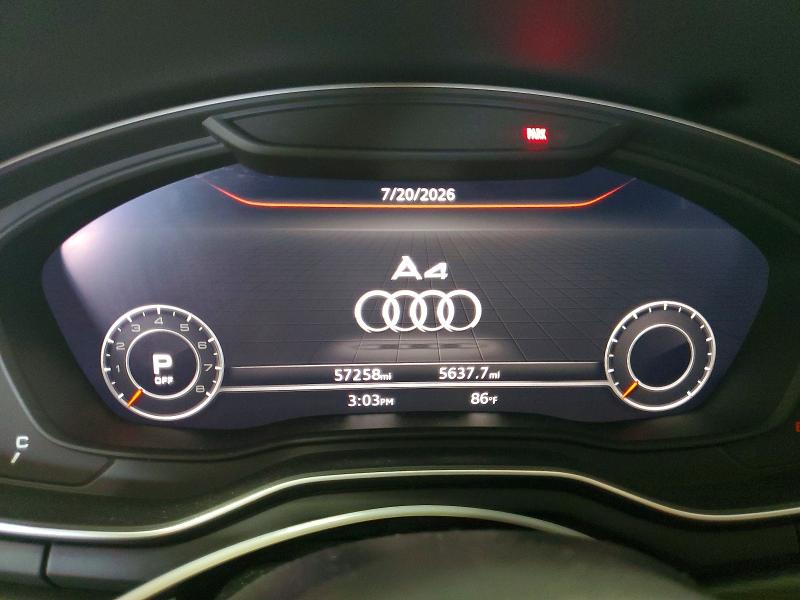 2018 Audi A4 მანქანა იყიდება აუქციონზე, vin: WAULMAF48JN020273, აუქციონის ნომერი: 62028216
