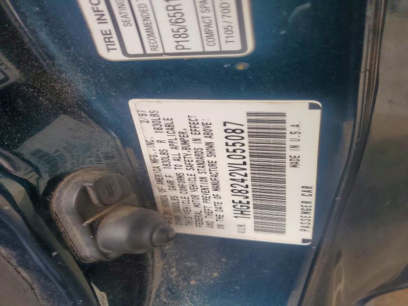 Продаж на аукціоні авто 1997 Honda Civic, vin: 1HGEJ8242VL055087, номер лоту: 58909186