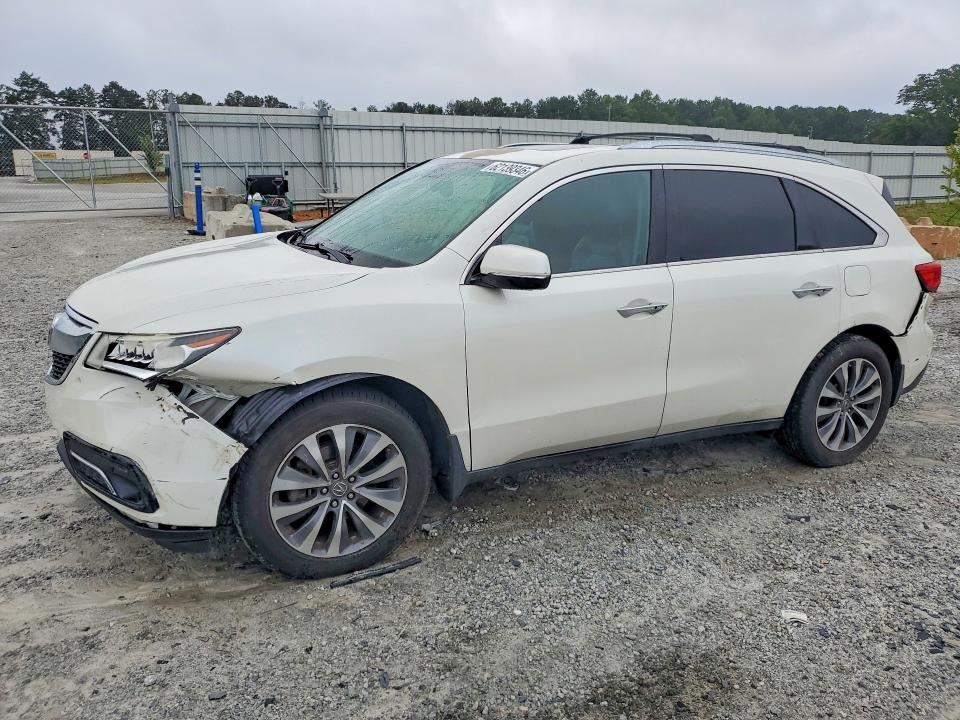 62139346 :رقم المزاد ، 5FRYD3H65EB016297 vin ، 2014 Acura Mdx مزاد بيع
