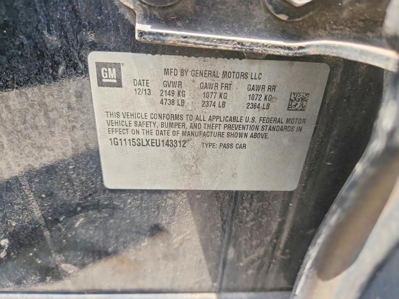 Aukcja sprzedaży 2014 Chevrolet Impala, vin: 1G1115SLXEU143312, numer aukcji: 63182626