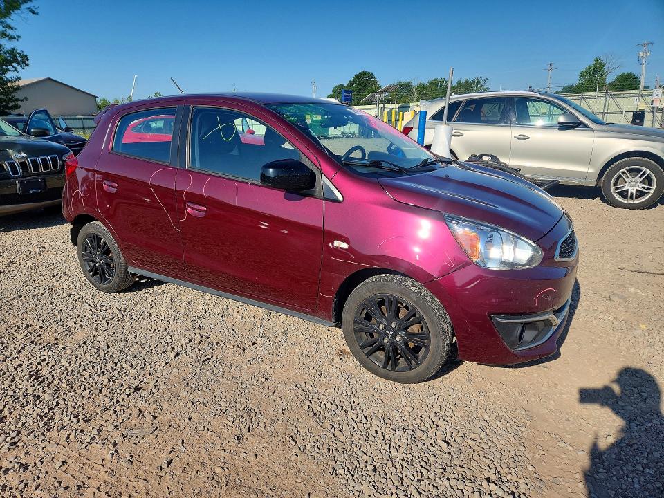 62320246 :رقم المزاد ، ML32A5HJ2KH015929 vin ، 2019 Mitsubishi Mirage مزاد بيع