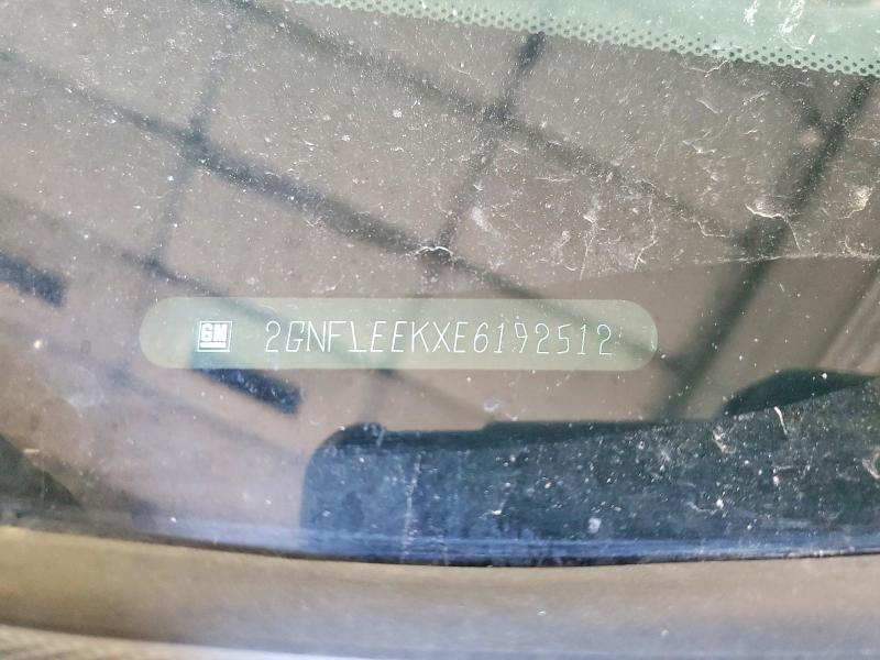 61802626 :رقم المزاد ، 2GNFLEEKXE6192512 vin ، 2014 Chevrolet Equinox مزاد بيع