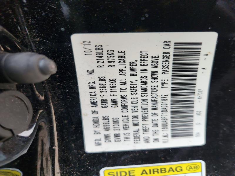 Продажа на аукционе авто 2013 Acura Tl, vin: 19UUA8F71DA001872, номер лота: 60810626