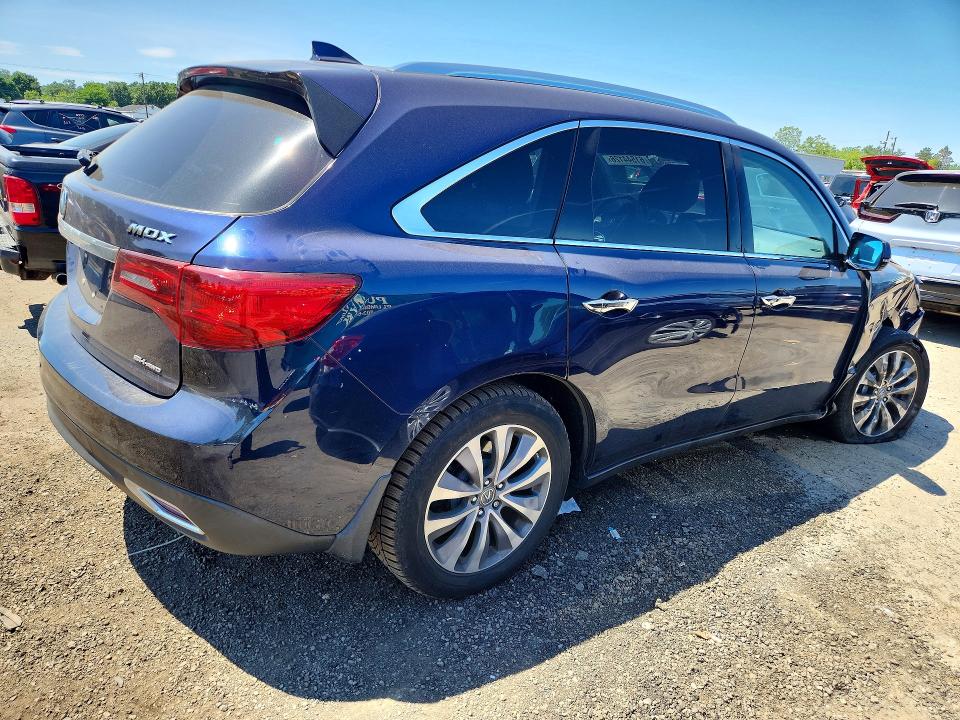 Продаж на аукціоні авто 2014 Acura Mdx, vin: 5FRYD4H48EB034703, номер лоту: 61544126
