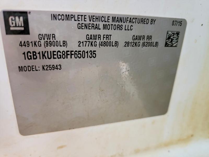 Продаж на аукціоні авто 2015 Chevrolet Silverado, vin: 1GB1KUEG8FF650135, номер лоту: 61222266