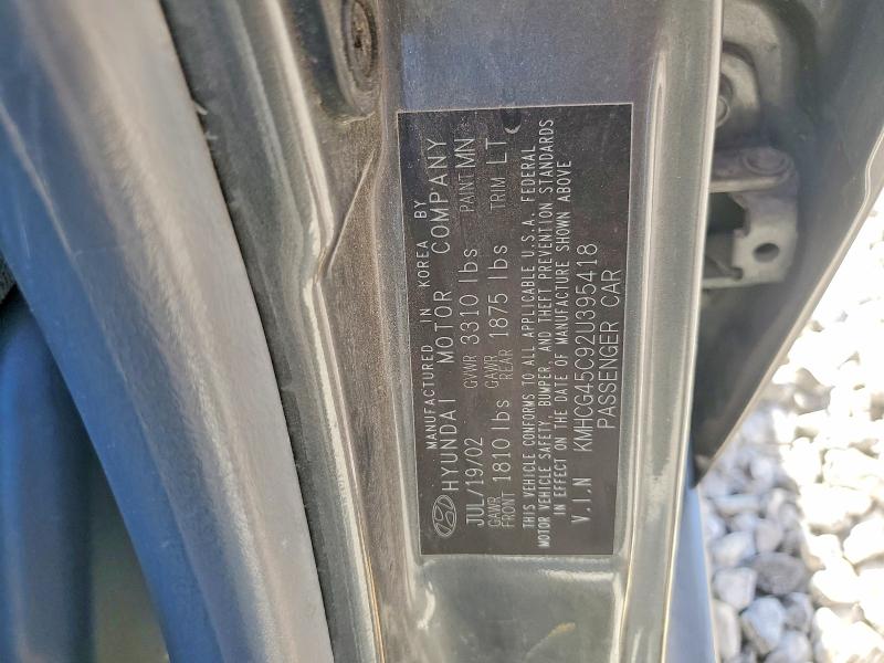Продаж на аукціоні авто 2002 Hyundai Accent, vin: KMHCG45C92U395418, номер лоту: 59244146