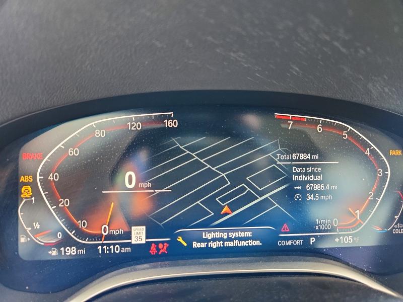 61234886 :رقم المزاد ، WBA7T2C0XLGL17161 vin ، 2020 Bmw 740 مزاد بيع