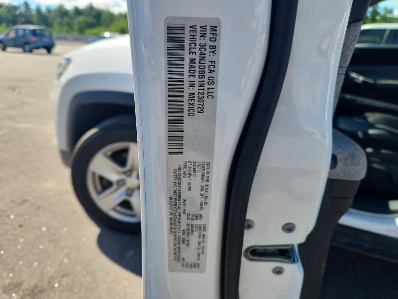 Aukcja sprzedaży 2022 Jeep Compass, vin: 3C4NJDBB1NT230729, numer aukcji: 60297006