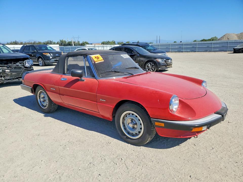 Продаж на аукціоні авто 1987 Alfa Romeo Spider, vin: ZARBA5640H1045254, номер лоту: 60327056