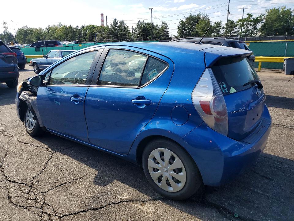 Aukcja sprzedaży 2012 Toyota Prius C, vin: JTDKDTB33C1527650, numer aukcji: 60861006