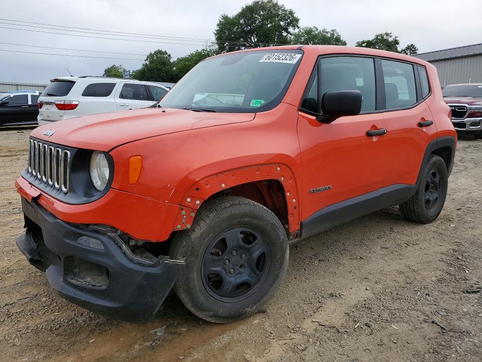 60152326 :رقم المزاد ، ZACCJBAB3JPJ44611 vin ، 2018 Jeep Renegade مزاد بيع