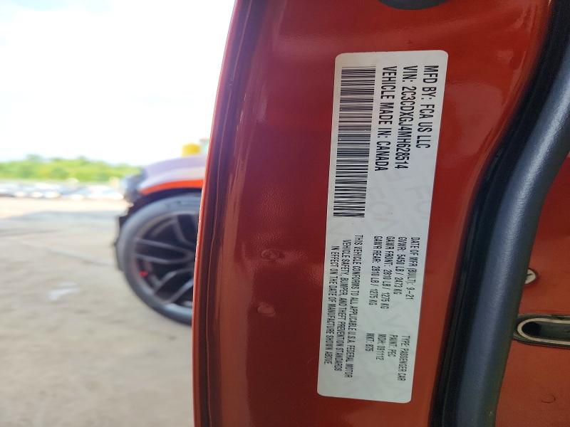 Aukcja sprzedaży 2021 Dodge Charger, vin: 2C3CDXGJ4MH628514, numer aukcji: 61728146