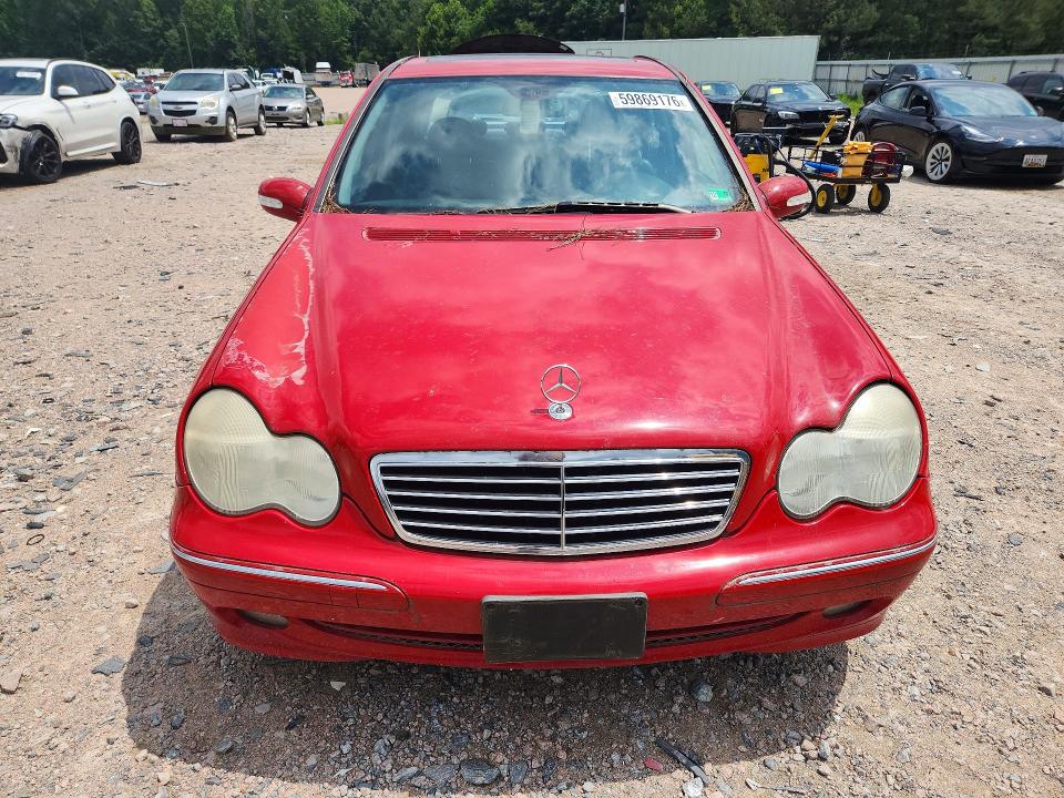 2004 Mercedes-benz C მანქანა იყიდება აუქციონზე, vin: WDBRF40J64A565695, აუქციონის ნომერი: 59869176