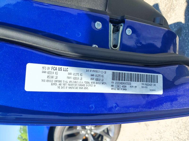 Aukcja sprzedaży 2019 Dodge Charger, vin: 2C3CDXBGXKH572233, numer aukcji: 63220086
