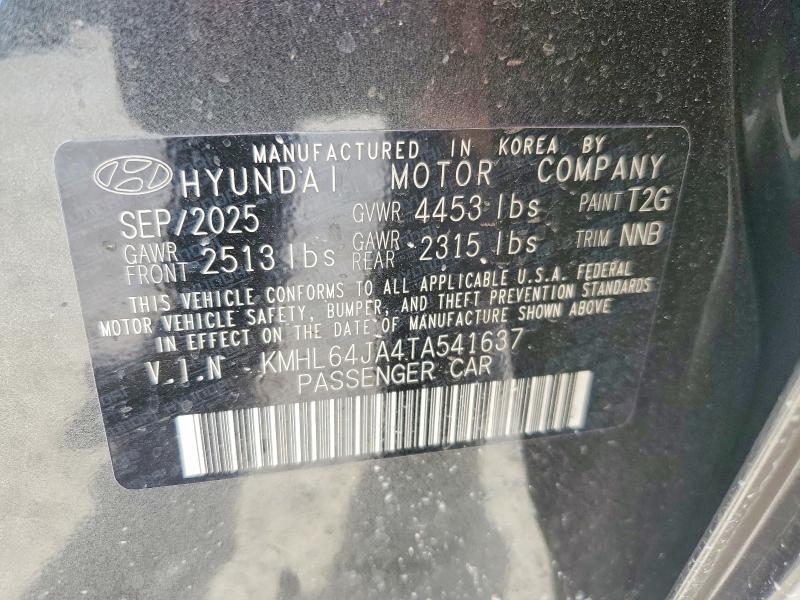 Продажа на аукционе авто 2026 Hyundai Sonata, vin: KMHL64JA4TA541637, номер лота: 60133386