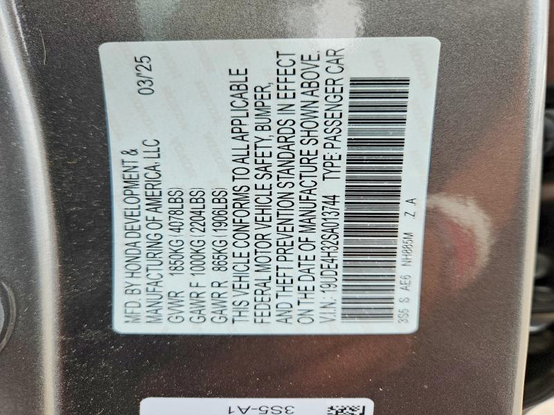 Aukcja sprzedaży 2025 Acura Integra, vin: 19UDE4H32SA013744, numer aukcji: 61804036