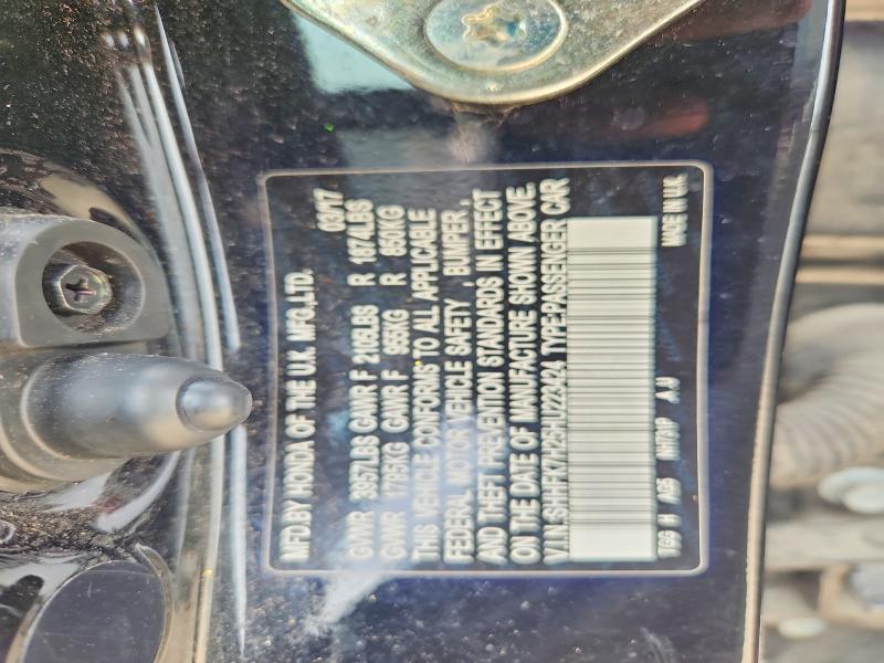 Продаж на аукціоні авто 2017 Honda Civic, vin: SHHFK7H25HU223424, номер лоту: 60636486