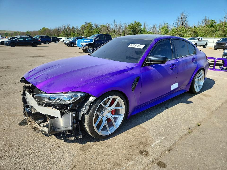 2021 Bmw M3 მანქანა იყიდება აუქციონზე, vin: WBS33AY08MFL43116, აუქციონის ნომერი: 58294196