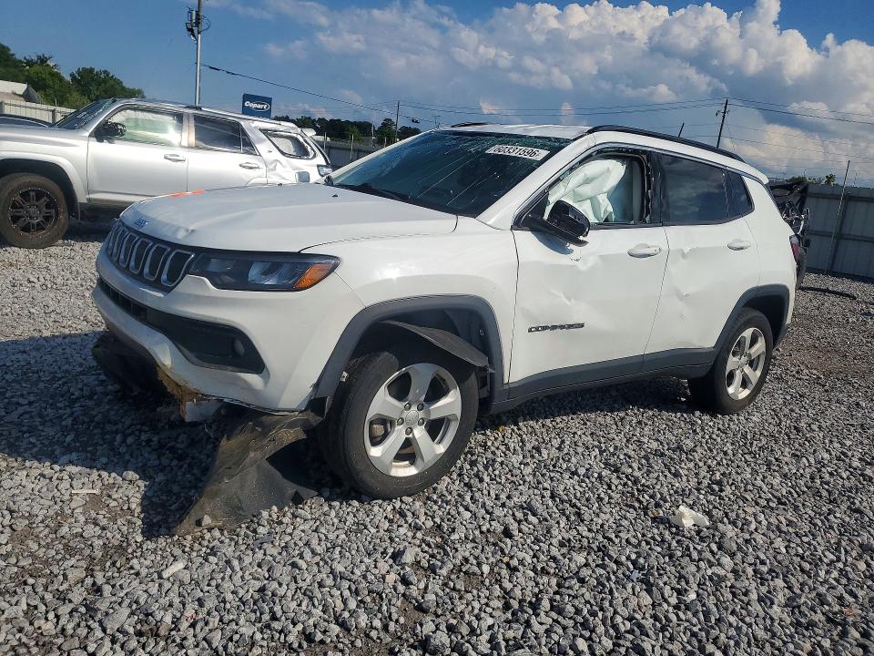 2022 Jeep Compass მანქანა იყიდება აუქციონზე, vin: 3C4NJDBB2NT134818, აუქციონის ნომერი: 60331596