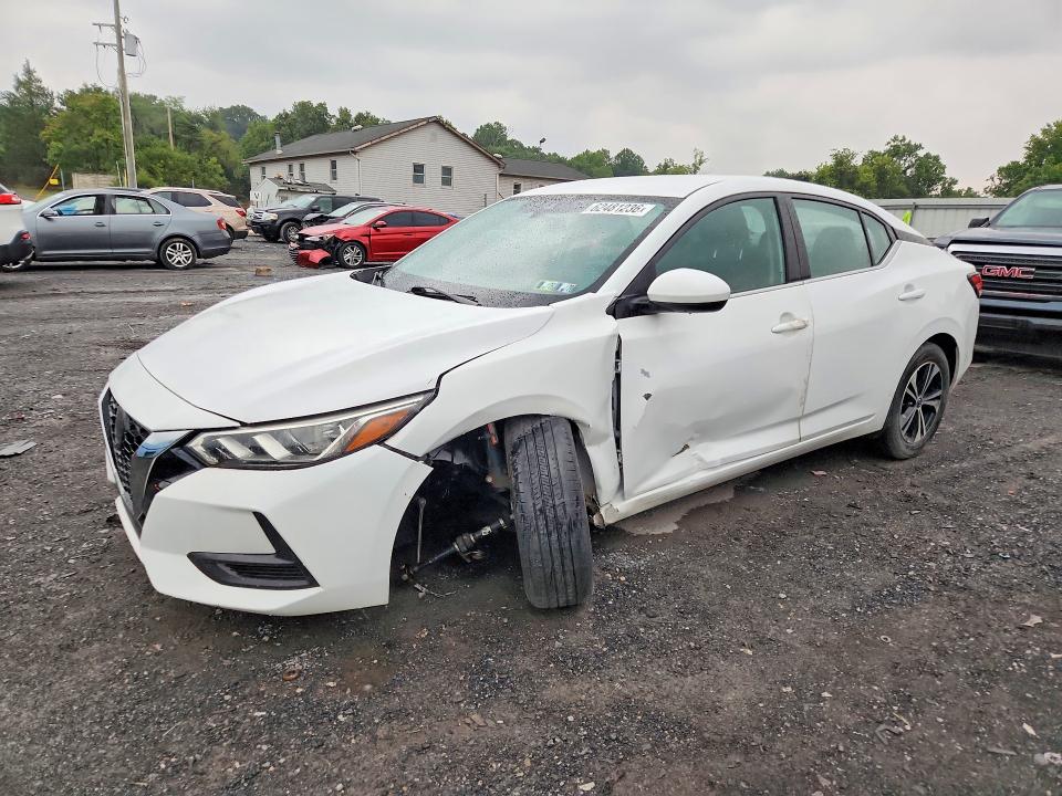 62481236 :رقم المزاد ، 3N1AB8CVXNY263617 vin ، 2022 Nissan Sentra مزاد بيع