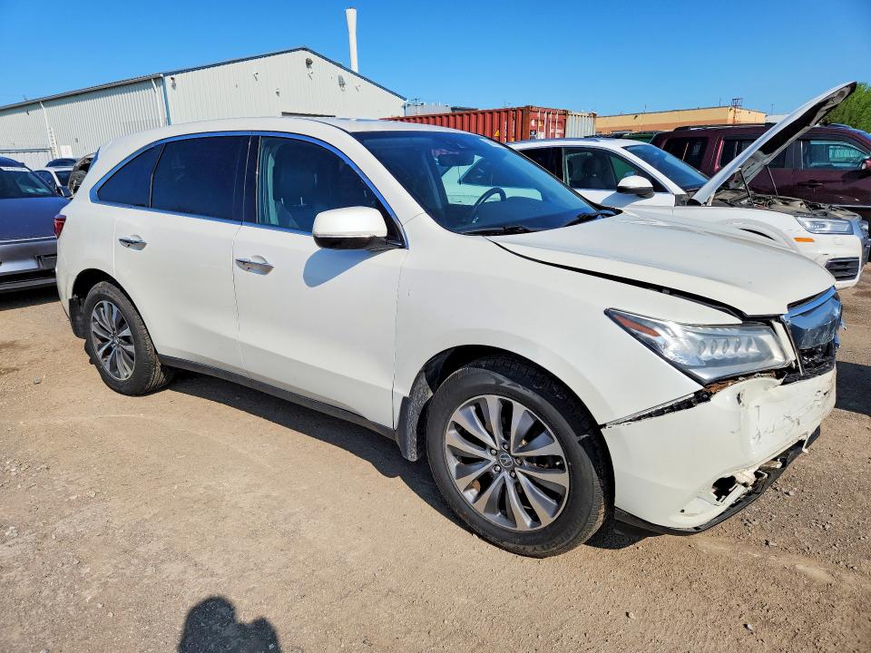 2016 Acura Mdx მანქანა იყიდება აუქციონზე, vin: 5FRYD4H60GB504937, აუქციონის ნომერი: 60805916