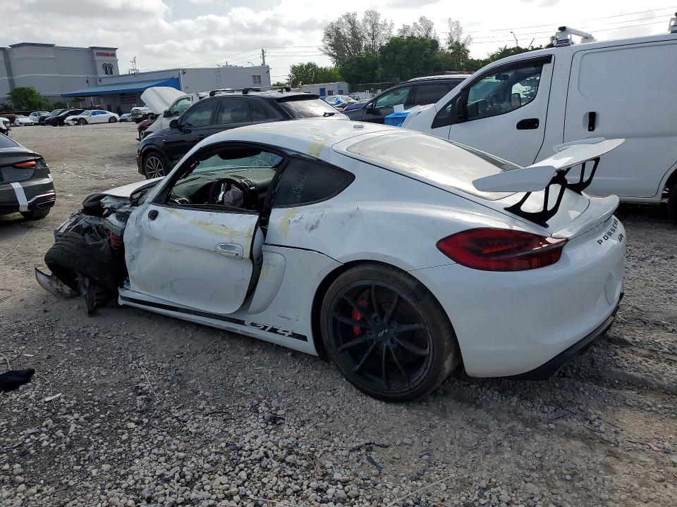 60589916 :رقم المزاد ، WP0AC2A82GK197098 vin ، 2016 Porsche Cayman مزاد بيع