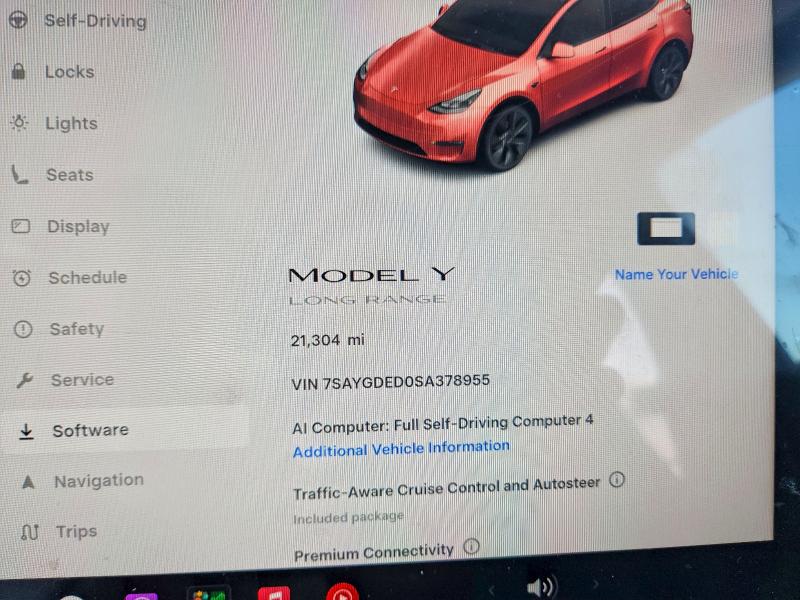 Aukcja sprzedaży 2025 Tesla Model Y, vin: 7SAYGDED0SA378955, numer aukcji: 62217566
