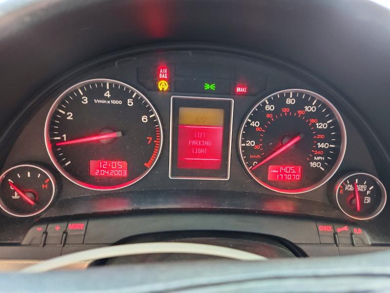 2004 Audi A4 მანქანა იყიდება აუქციონზე, vin: WAULC68E54A107999, აუქციონის ნომერი: 59685206