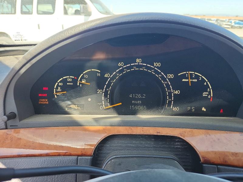 2002 Mercedes-benz S მანქანა იყიდება აუქციონზე, vin: WDBNG73J22A236790, აუქციონის ნომერი: 60826296