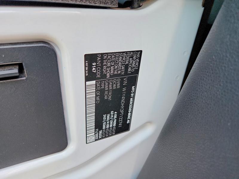 Aukcja sprzedaży 2023 Mercedes-benz Sprinter, vin: W1Y4NDHY2PT122741, numer aukcji: 62435486