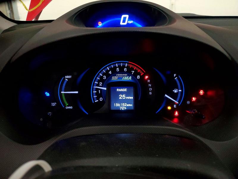 2012 Honda Insight მანქანა იყიდება აუქციონზე, vin: JHMZE2H79CS003976, აუქციონის ნომერი: 62095006