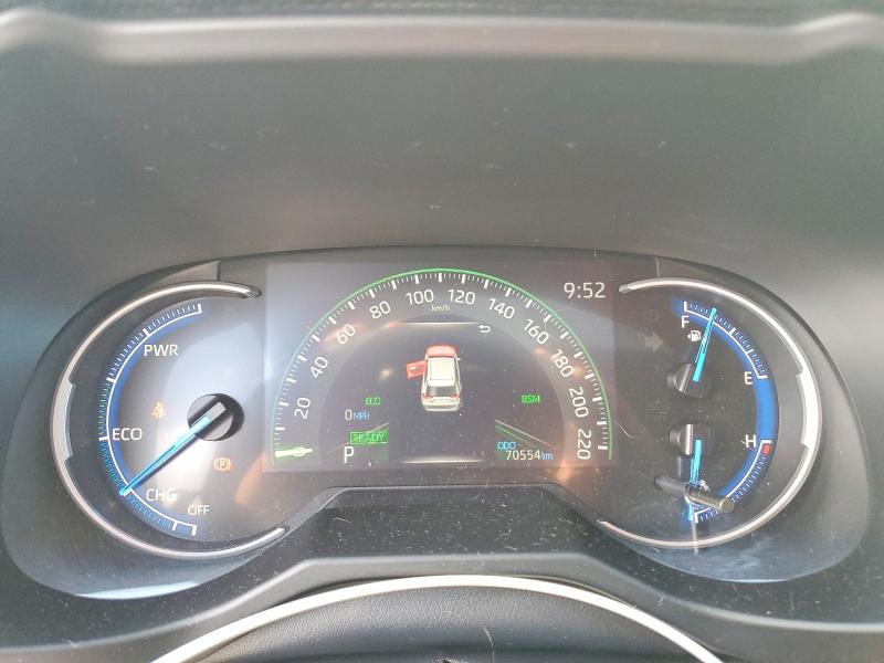 61778876 :رقم المزاد ، 2T3RWRFV4KW034258 vin ، 2019 Toyota Rav4 Hybrid مزاد بيع