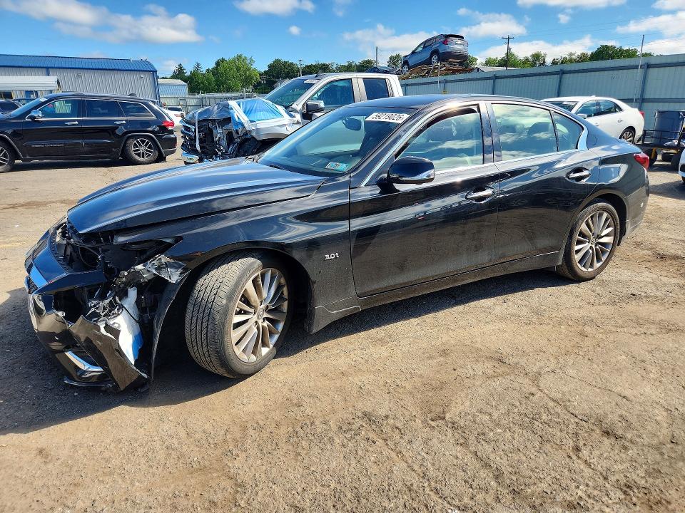 2018 Infiniti Q50 მანქანა იყიდება აუქციონზე, vin: JN1EV7AR5JM611023, აუქციონის ნომერი: 59219026