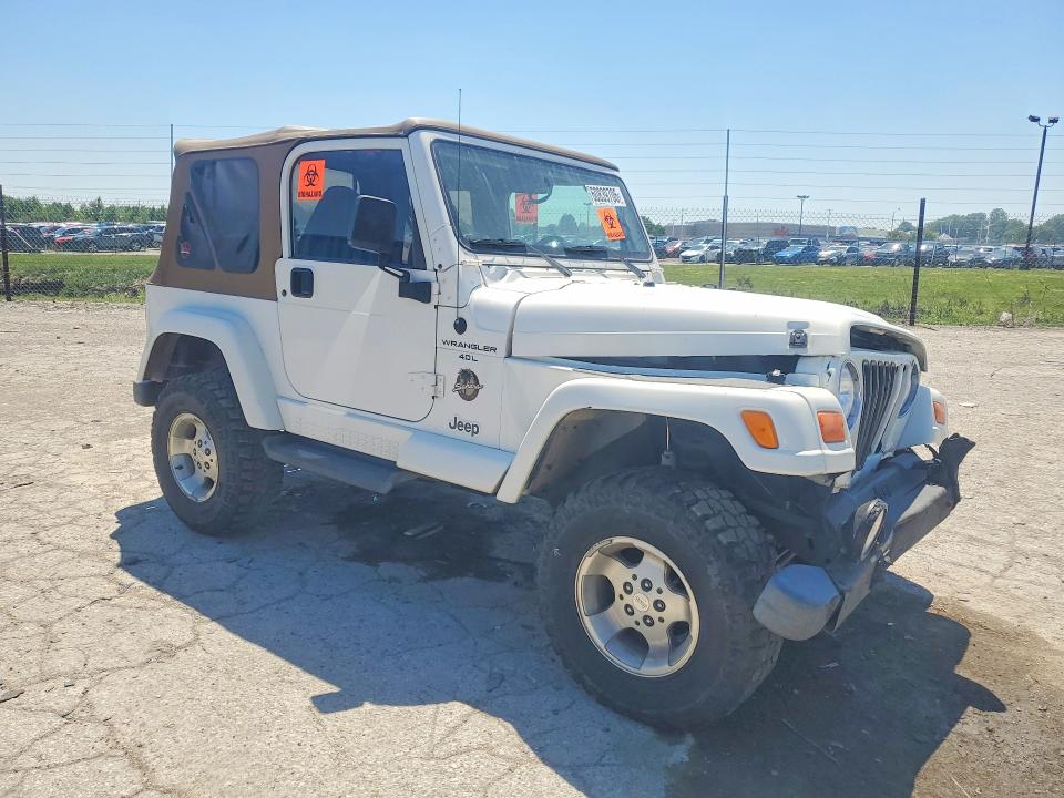 2000 Jeep Wrangler / Tj მანქანა იყიდება აუქციონზე, vin: 1J4FA59S0YP773850, აუქციონის ნომერი: 60839706