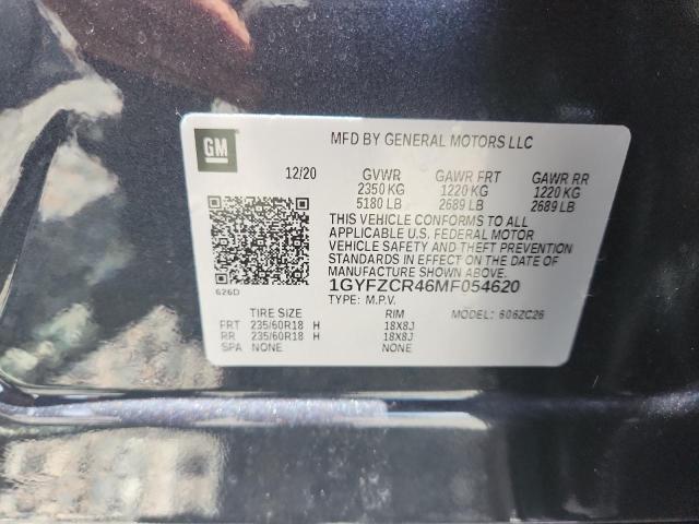 2021 Cadillac Xt4 მანქანა იყიდება აუქციონზე, vin: 1GYFZCR46MF054620, აუქციონის ნომერი: 60713826