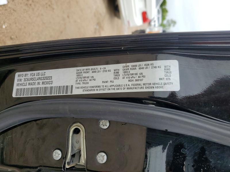 Продаж на аукціоні авто 2024 Ram 2500, vin: 3C6UR5CL4RG320223, номер лоту: 60954156