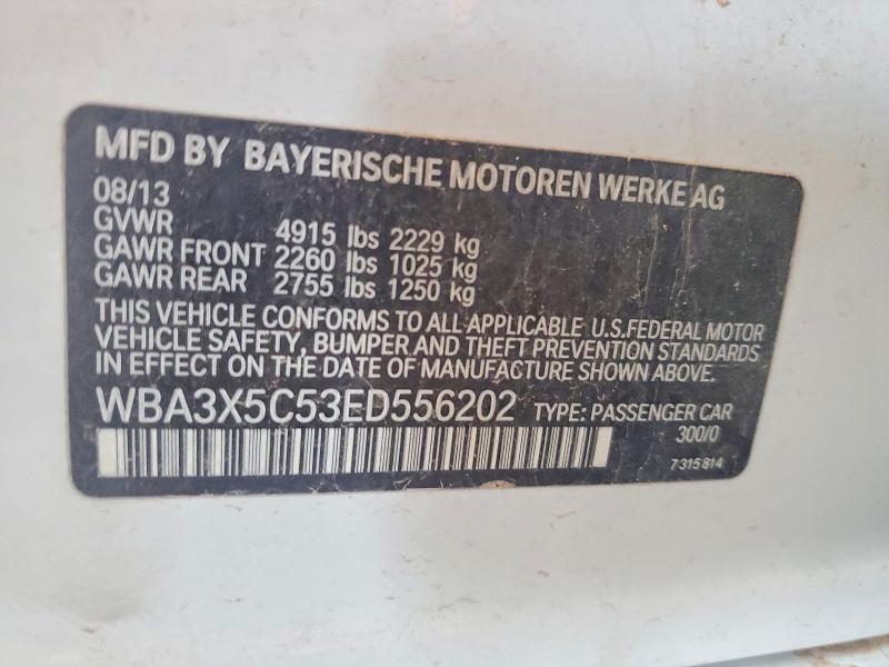 Aukcja sprzedaży 2014 Bmw 328, vin: WBA3X5C53ED556202, numer aukcji: 60644956