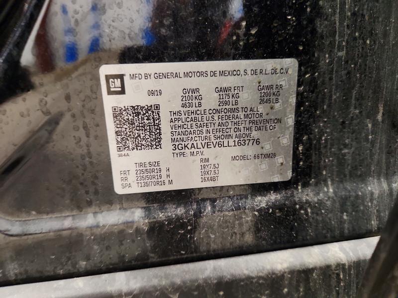 2020 Gmc Terrain მანქანა იყიდება აუქციონზე, vin: 3GKALVEV6LL163776, აუქციონის ნომერი: 61350396