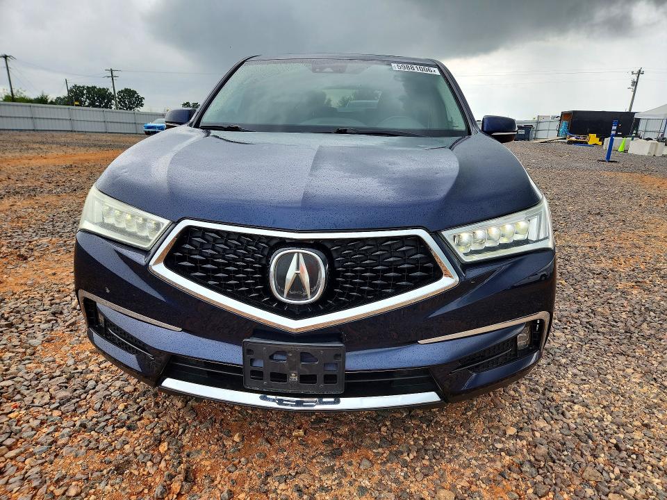 59881006 :رقم المزاد ، 5FRYD4H54HB024229 vin ، 2017 Acura Mdx مزاد بيع
