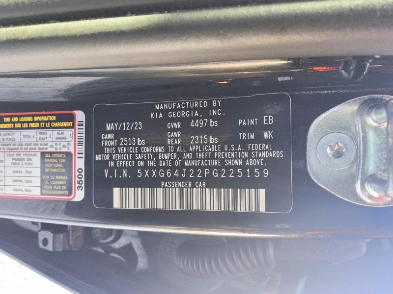 Aukcja sprzedaży 2023 Kia K5, vin: 5XXG64J22PG225159, numer aukcji: 59277076