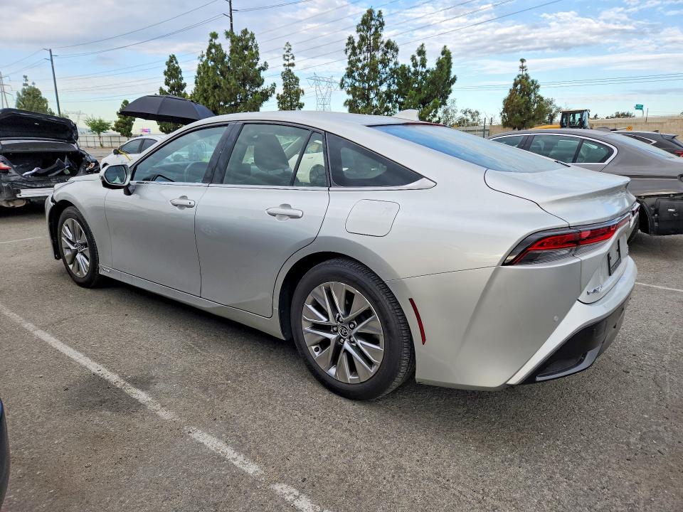 2024 Toyota Mirai მანქანა იყიდება აუქციონზე, vin: JTDAAAAA7RA011423, აუქციონის ნომერი: 61972456