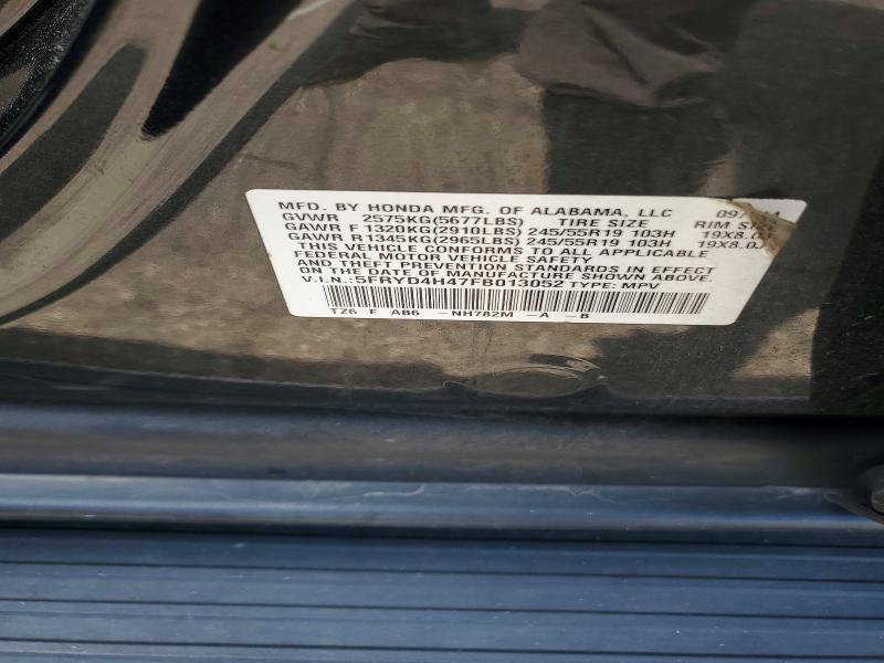 Aukcja sprzedaży 2015 Acura Mdx, vin: 5FRYD4H47FB013052, numer aukcji: 62505156
