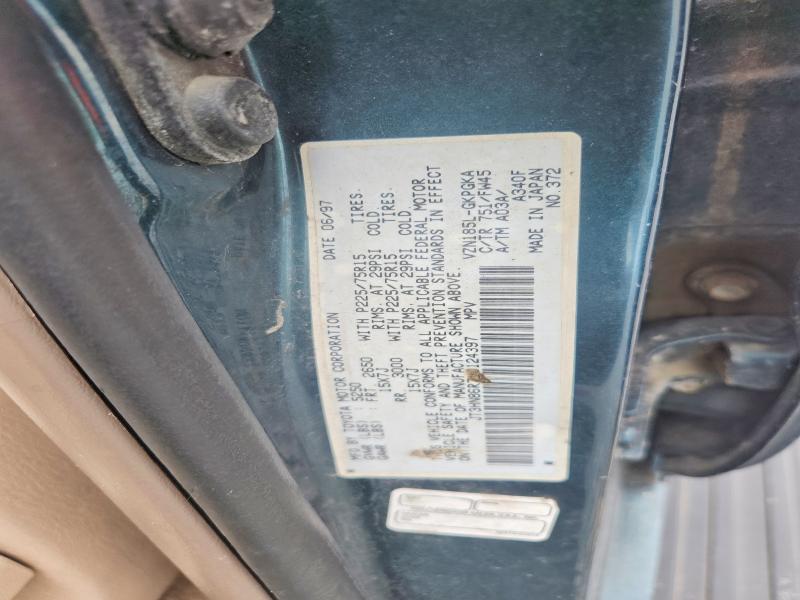 Aukcja sprzedaży 1997 Toyota 4runner, vin: JT3HN86R7V0124397, numer aukcji: 62129456