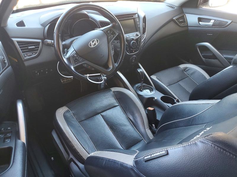 2015 Hyundai Veloster მანქანა იყიდება აუქციონზე, vin: KMHTC6AEXFU225153, აუქციონის ნომერი: 60086106